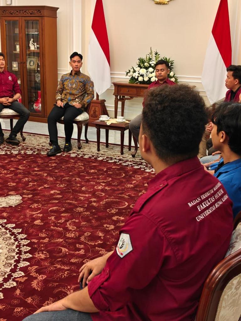 Wapres Gibran Sambut Aspirasi Mahasiswa